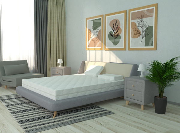 Изображение товара Матрас EOS Идеал 1а/2 160x200+Samsara Звездное небо на сер. фоне 2сп 200-3