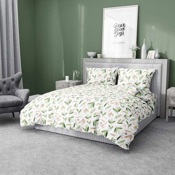 Изображение товара Матрас EOS Идеал 1а/2 120x200+Samsara Листья 2сп 200-27