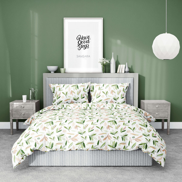 Изображение товара Матрас EOS Идеал 1а/2 120x200+Samsara Листья 2сп 200-27