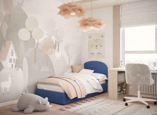 Изображение товара Односпальная кровать Moon Family 1262 / MF012445