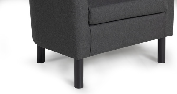 Изображение товара Кресло мягкое Mio Tesoro Агата 351 (темно-серый 627)