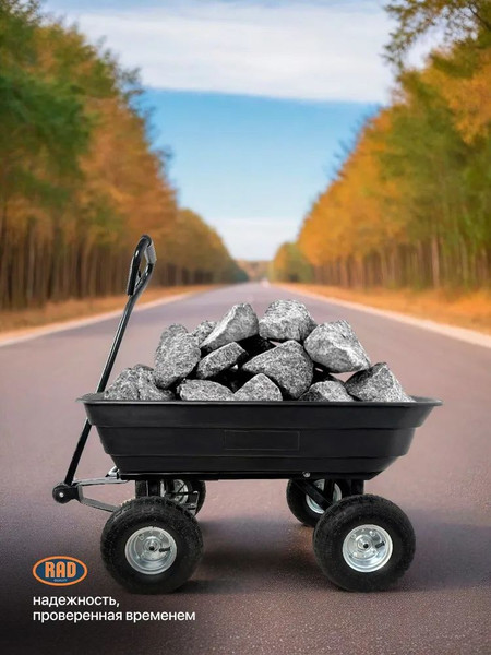 Изображение товара Тележка ручная RAD ТК 300 / 71066892 (черный)