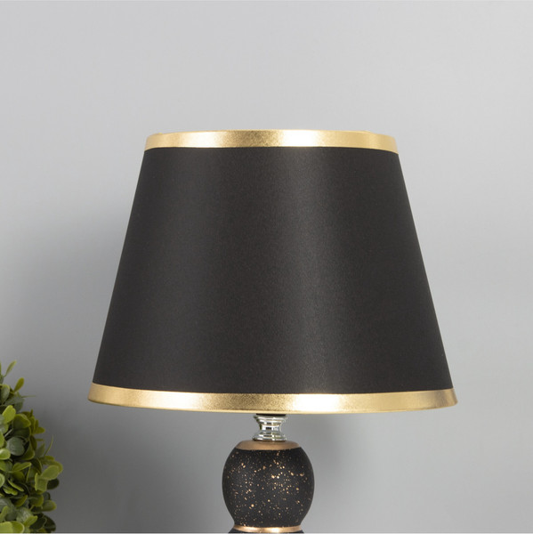 Изображение товара Прикроватная лампа Risalux Шарики / 10683307 (черный/золото)