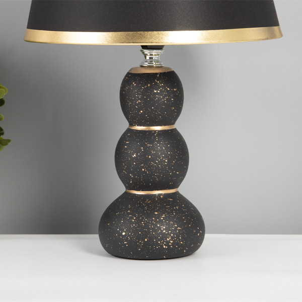 Изображение товара Прикроватная лампа Risalux Шарики / 10683307 (черный/золото)