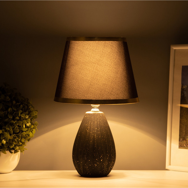 Изображение товара Прикроватная лампа Risalux Нежность / 10683312 (черный/золото)