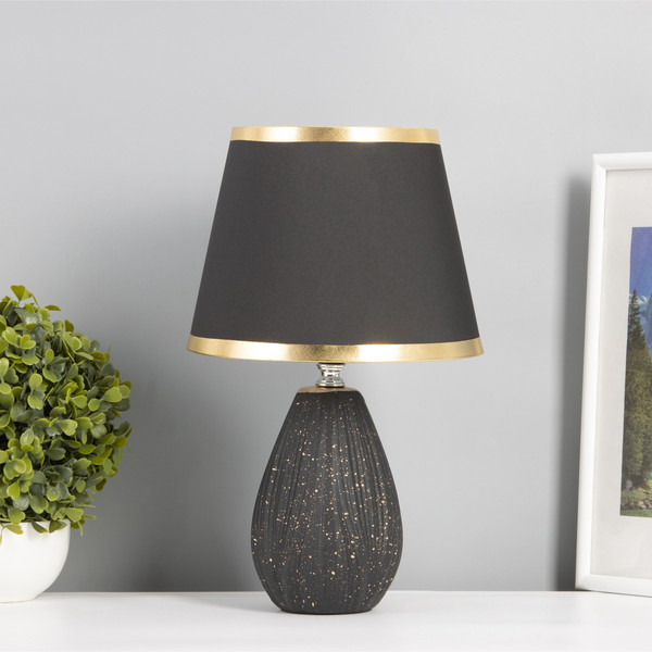 Изображение товара Прикроватная лампа Risalux Нежность / 10683312 (черный/золото)