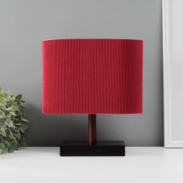 Изображение товара Прикроватная лампа Risalux Консул 10689415 (венге/бордовый)