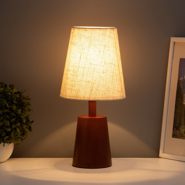 Изображение товара Прикроватная лампа Risalux Индия 10689416 (орех)