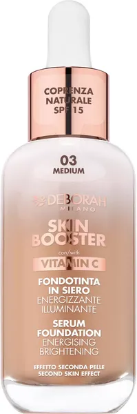 Изображение товара Тональная сыворотка Deborah Milano Skin Booster Serum тон 3 средний (30мл)