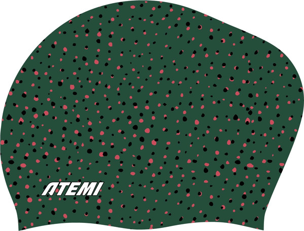 Изображение товара Шапочка для плавания Atemi long hair cap Point green / TLH1PG