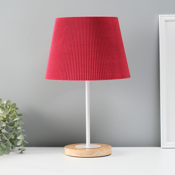 Изображение товара Прикроватная лампа Risalux Строгость 10689406 (бордовый)