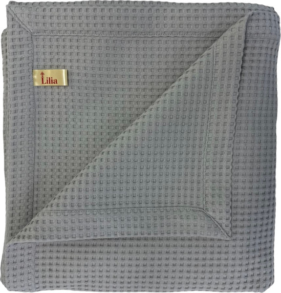 Изображение товара Плед Lilia Вафельный Плв-220 (220x205, серый)