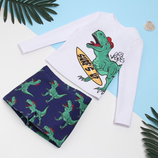 Изображение товара Комплект для плавания детский Kaftan Динозавр / 9622598 (р.98-104)