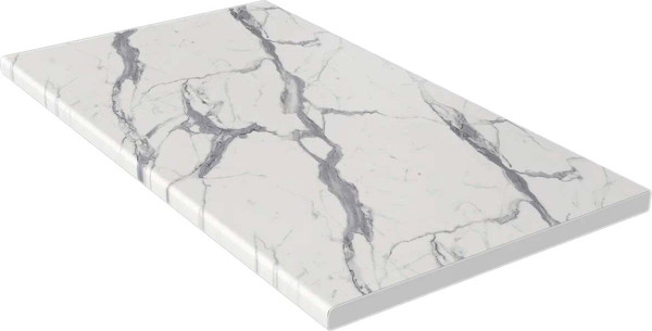 Изображение товара Кухонный гарнитур Интерлиния Мила Шато 2.7А (дуб вотан/черный/белый гранит)