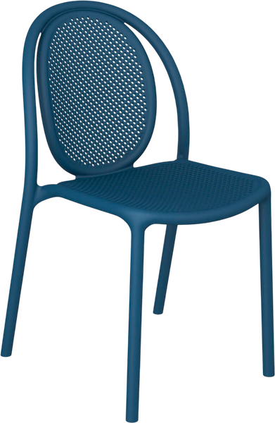 Изображение товара Стул пластиковый Sheffilton SHT-S172  (темно-синий пластик)