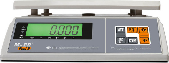 Изображение товара Весы торговые Mertech 326 AFU-3.01 Post II LCD 3058 мр147