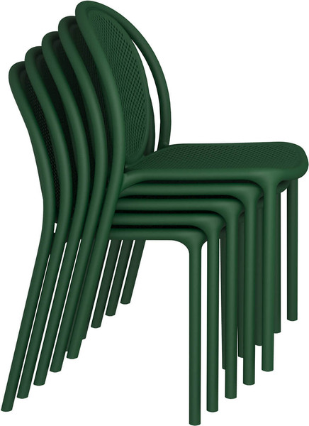 Изображение товара Стул пластиковый Sheffilton SHT-S172 (темно-зеленый RAL 6028 пластик)