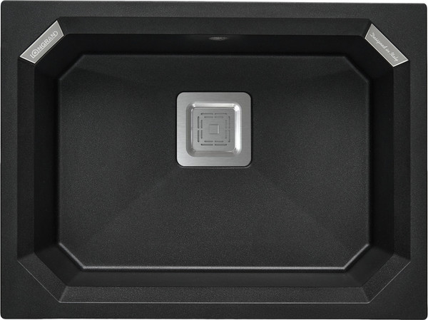 Изображение товара Мойка кухонная Longran Octagon OCG610.457 (оникс)