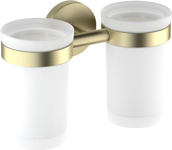 Изображение товара Стакан для зубной щетки и пасты Aquatek Европа AQ4117BG (золото)