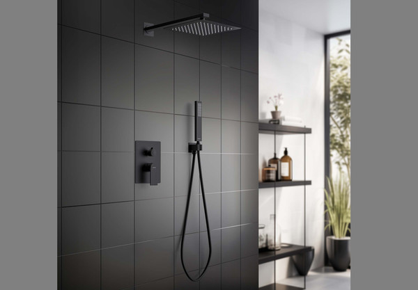 Изображение товара Душевая система со смесителем Aquatek Лира AQ1472MB (черный матовый)