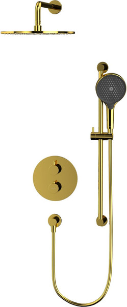Изображение товара Душевая система со смесителем Whitecross Y YSET09TOPGL (золото)