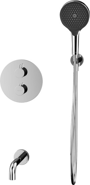 Изображение товара Душевой гарнитур со смесителем Whitecross Y YSET10TOPCR (хром)