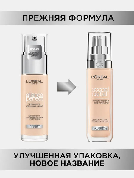 Изображение товара Тональный крем L'Oreal Paris Accord Parfait 1.N (30мл)