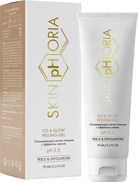 Изображение товара Гоммаж для лица SkinpHoria Peels & Exfoliators Ice & Glow Peeling Gel (75мл)