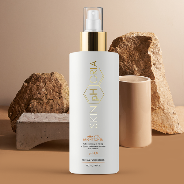Изображение товара Тонер для лица SkinpHoria Peels & Exfoliators AHA ViTa Bright (150мл)