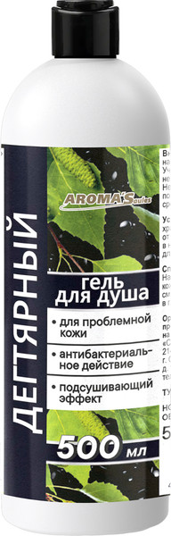 Изображение товара Гель для душа Aroma Saules Дегтярный (500мл)