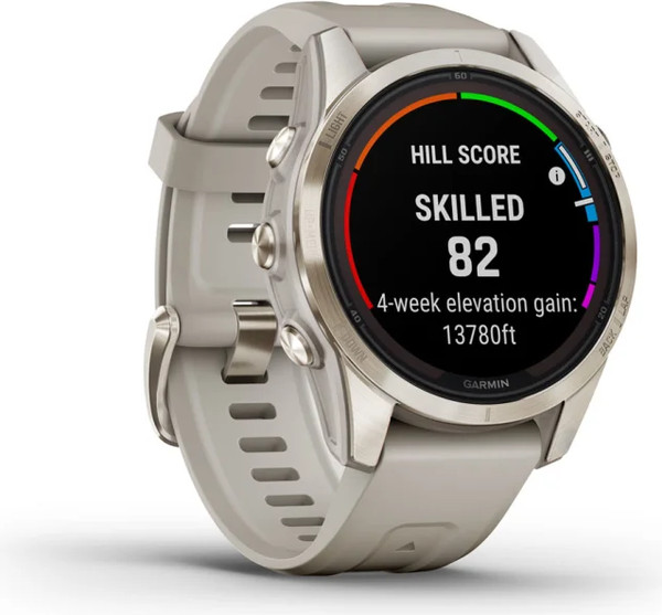Изображение товара Умные часы Garmin Fenix 7S Pro Sapphire Solar 42mm / 010-02776-15 (мягкое золото/песок)