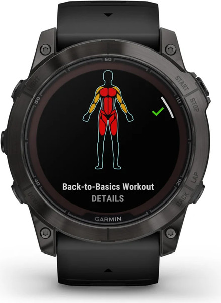 Изображение товара Умные часы Garmin Fenix 7X Pro Sapphire Solar 51mm / 010-02778-11 (карбоново-серый титан/черный)