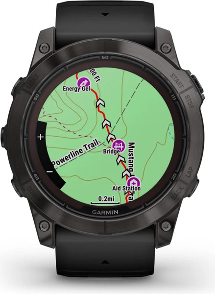 Изображение товара Умные часы Garmin Fenix 7X Pro Sapphire Solar 51mm / 010-02778-11 (карбоново-серый титан/черный)