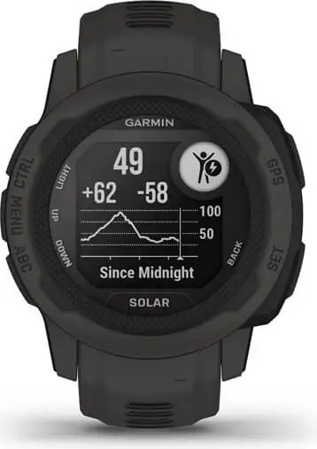 Изображение товара Умные часы Garmin Instinct 2S Solar 40mm / 010-02564-00 (графит)