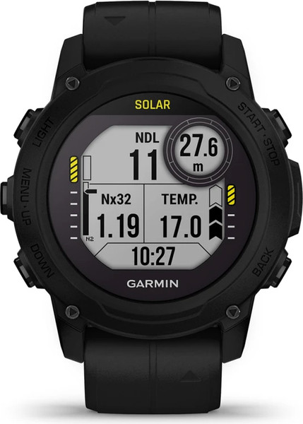 Изображение товара Умные часы Garmin Descent G1 Solar 45mm / 010-02604-12 (черный)