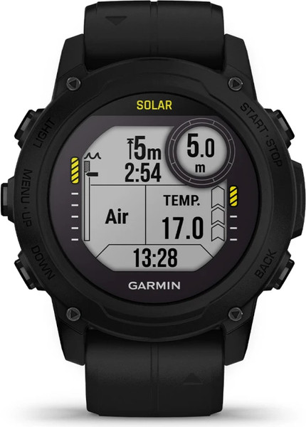 Изображение товара Умные часы Garmin Descent G1 Solar 45mm / 010-02604-12 (черный)