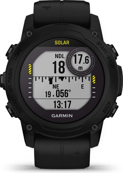 Изображение товара Умные часы Garmin Descent G1 Solar 45mm / 010-02604-12 (черный)