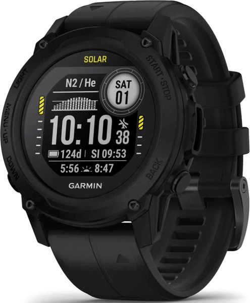 Изображение товара Умные часы Garmin Descent G1 Solar 45mm / 010-02604-12 (черный)