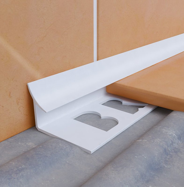 Изображение товара Уголок под плитку Пластал Внутренний 9мм (2.5м, белый)