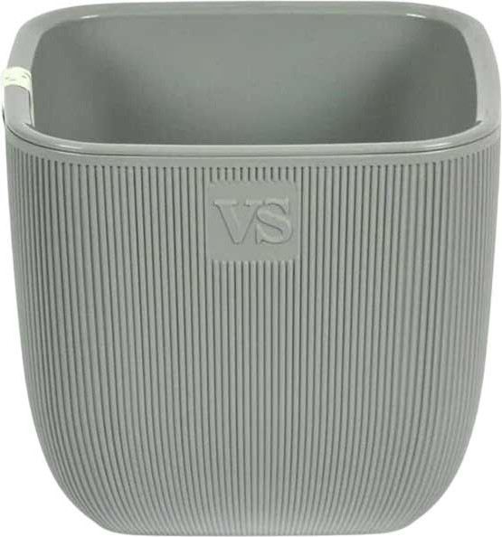 Изображение товара Кашпо VipSet Фабио с дренажной системой (1.95л, серый)