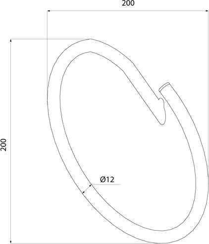 Изображение товара Кольцо для полотенца IDDIS Line LMLINSO0Bi51