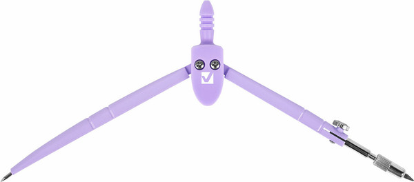 Изображение товара Циркуль Brauberg Geometry / 210698 (пастельный фиолетовый)