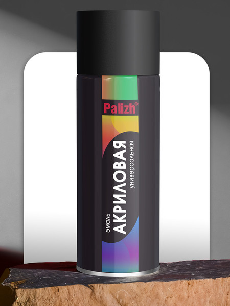 Изображение товара Эмаль Palizh Универсальная RAL9003 (400мл, белый)