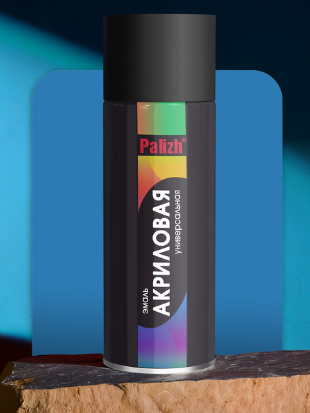 Изображение товара Эмаль Palizh Универсальная RAL5012 (400мл, голубой)