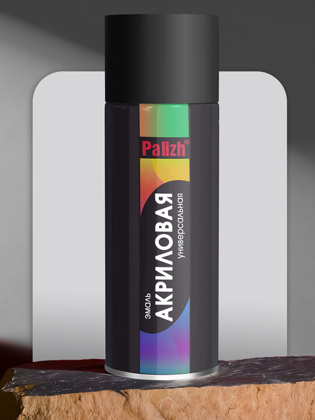 Изображение товара Эмаль Palizh Универсальная RAL7040 (400мл, серый)