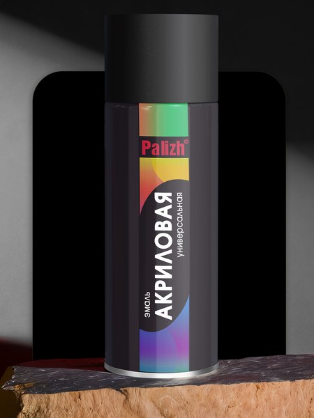 Изображение товара Эмаль Palizh Универсальная RAL3020 (400мл, красный)