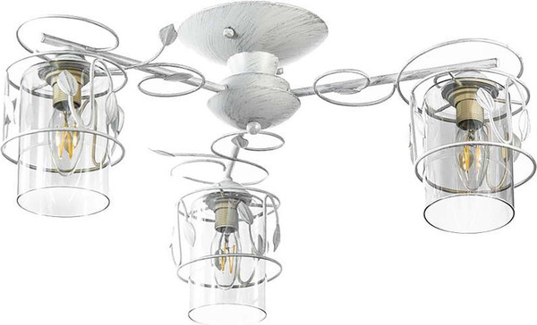 Изображение товара Люстра Aitin-Pro НПБ 02-3x60-101 / 6196/3 (белый/хром)