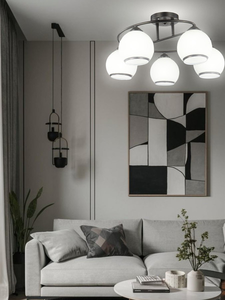 Изображение товара Люстра Aitin-Pro НПБ 02-5x60-101 / 6208/5 (черный)