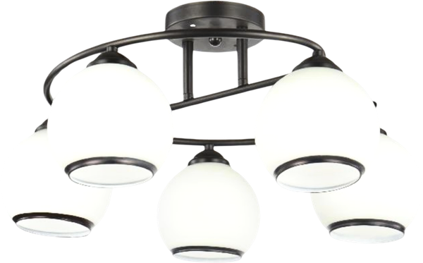 Изображение товара Люстра Aitin-Pro НПБ 02-5x60-101 / 6208/5 (черный)