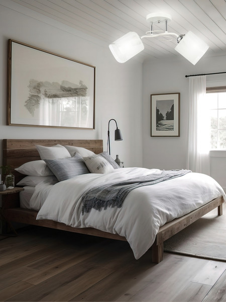 Изображение товара Потолочный светильник Aitin-Pro НПБ 02-2x60-101 / 6222/2 (белый/хром)